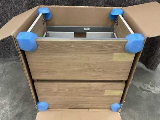 Sanijura - Slouby 60cm - Armoire à lavabo