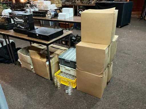 Bicchieri di plastica per birra e succhi (9x)