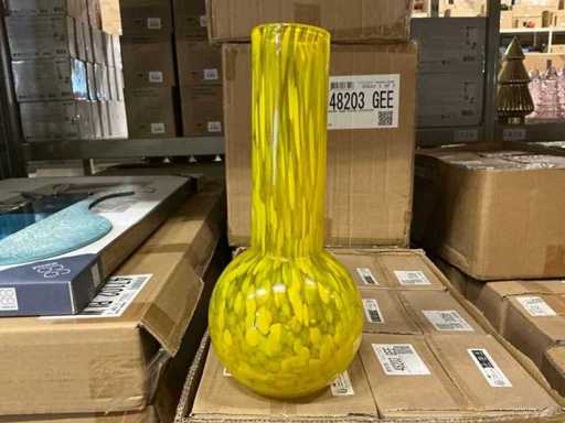 Lot Coco Maison Selma Vase H33cm Gelb (25x)