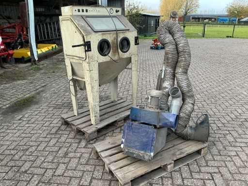 Szafka wybuchowa i system ekstrakcyjny (2x)