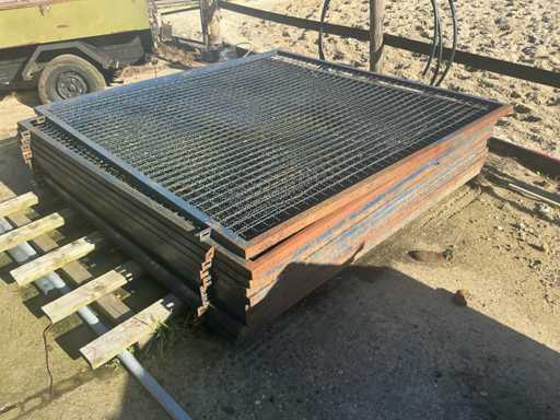 Clôture de chantier 203x203cm (11x)