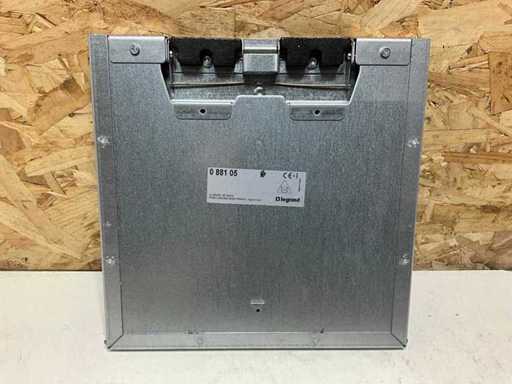Legrand RVS Dekselset metaal vierkant 16/24 modules (9x)
