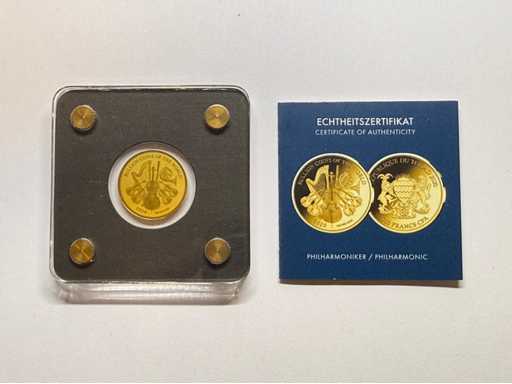 1/500 OZ 999 Fine Gold Springbok Chad