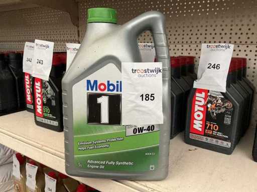 Mobil, capacità 5 litri Olio motore