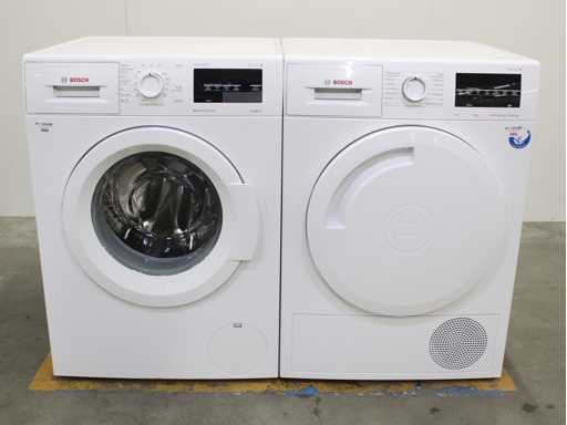 Bosch Series|6 VarioPerfect EcoSilence Drive Waschmaschine & Bosch Series|6 Selbstreinigender Kondenstrockner