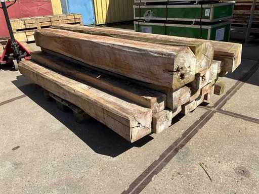 Teak balken (19x)