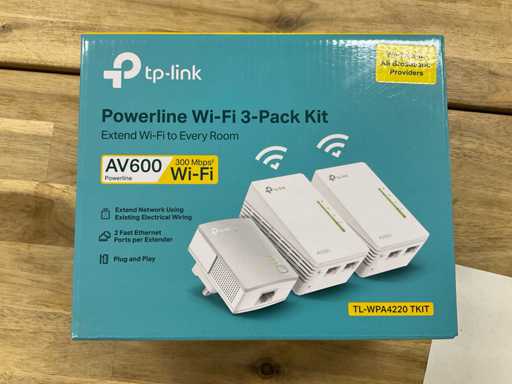 TP Link Powerline WiFi 3-Pack Kit