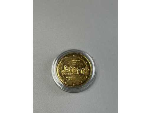 2 euro pozłacane - Malta 2018 Świątynia Mnajdra