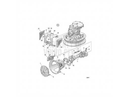 Volvo Penta IPS protector casting black - 23275836