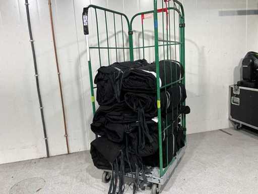 Theatex - Molton Backdrop noir (8x)