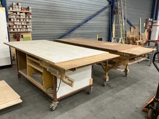 Tavolo da lavoro mobile (2x)