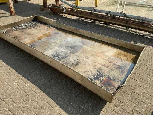 Vaschetta raccogligocce in acciaio inox