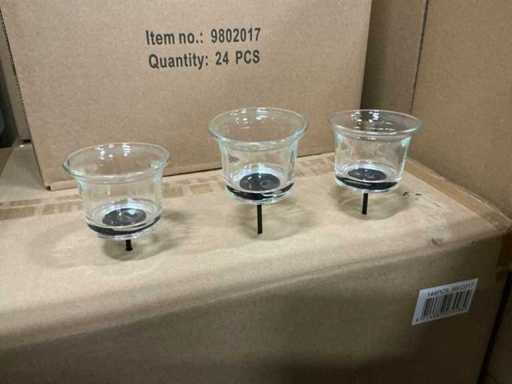 Lot Tealight D6.5/H11.5cm on stick clear (768x)