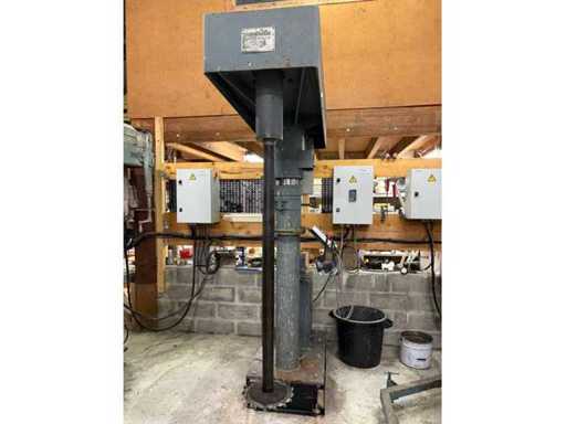 Following cessation of activity - Paint and product production line