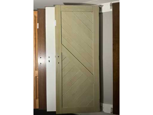 Porte intérieure en bois massif