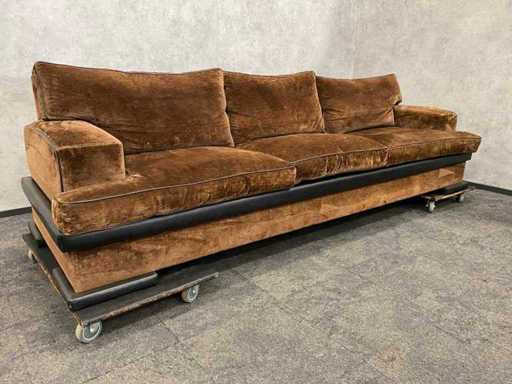 Vintage design sofa '70-'80 velvet