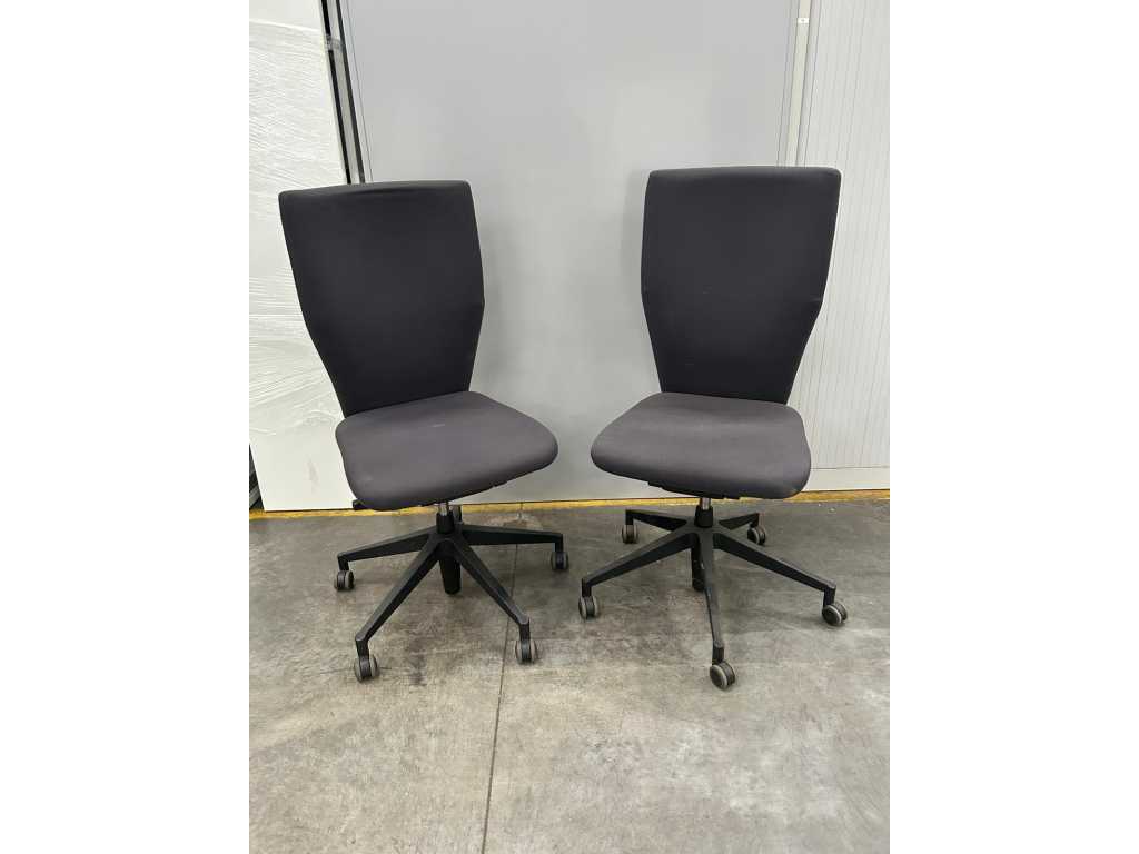 2 x chaise de bureau Brunner