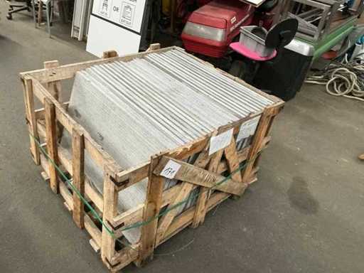 Blauwsteen terrastegel (28x) ca 13,5 m2