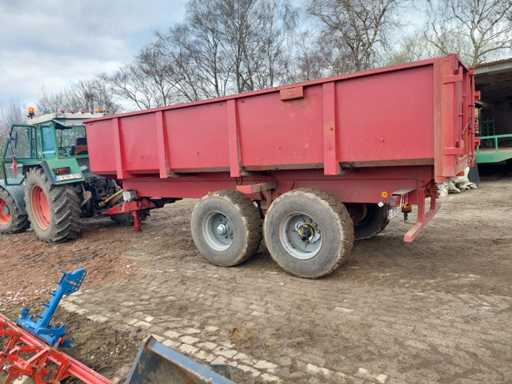 Dump trailer - double axle - hydraulic - heavy duty