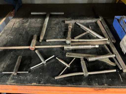 Sleutels voor klauwplaten