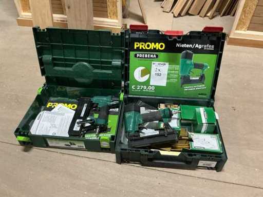 Prebena 2P-ES40SDS Pneumatische tacker (2x)