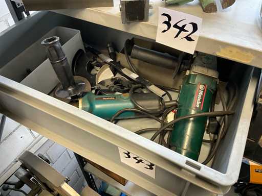 metabo/makita angle grinder (2x)