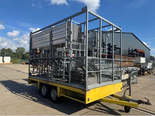 Dakrand beveiliging en aanhanger (198 mtr)