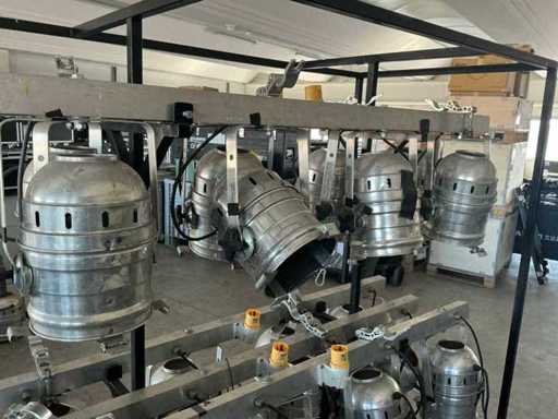 Lampe courte ACL 4 barres Par 64 24V 250W - Série - (2x)