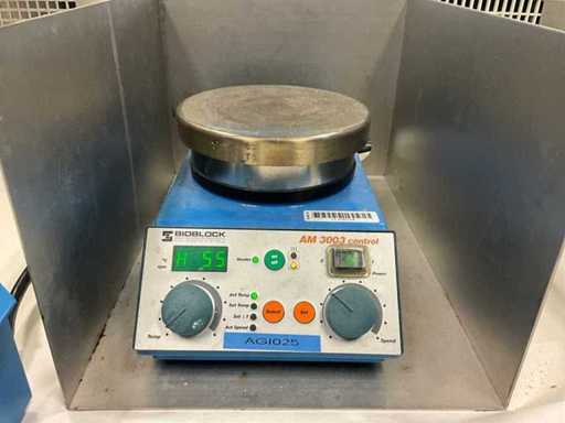BIOBLOCK AM3003 Steuerbeheizter magnetischer Rührer