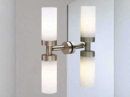 Lumină superioară Pisa Mirror iluminare mată nichelul mat