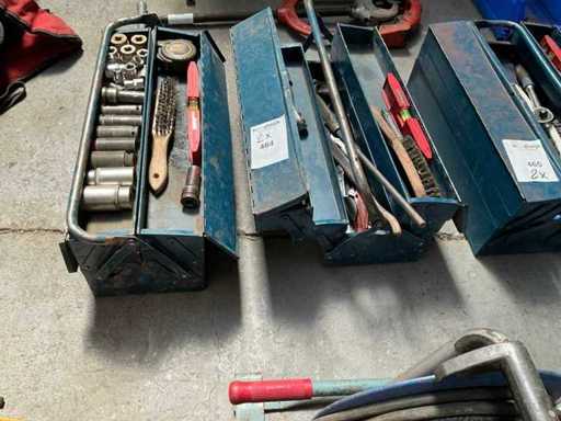 Metal tool case (2x)