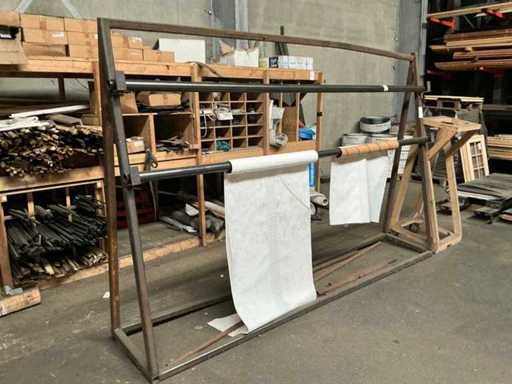 Meuble de déroulement en aluminium
