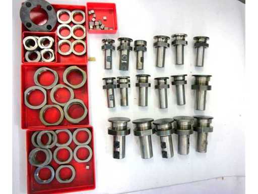 Buna - Assortiment de montures + accessoires pour coupe-disques, mandrin spécial (D= 22 - 40mm)