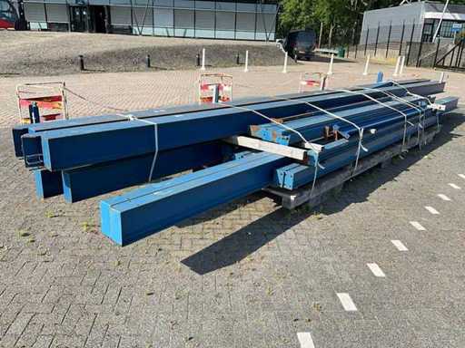 Beaucoup de construction en acier