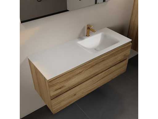 Bathroom cabinet Oak Honey 120cm right