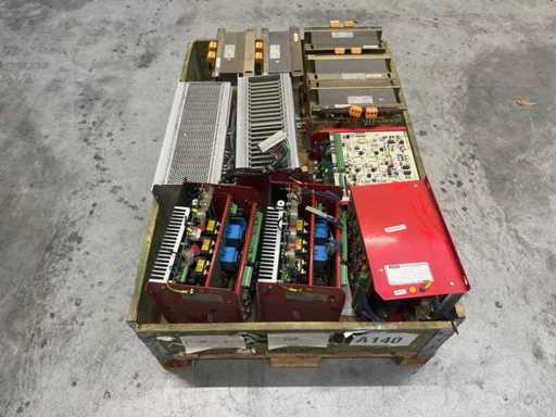 LABOD / różne - partia elektroniki - sterownik tyrystorowy, transformatory i moduły sterujące