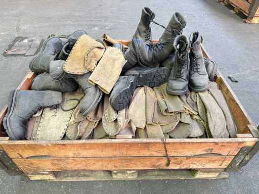 Satz Leggings und Armeestiefel