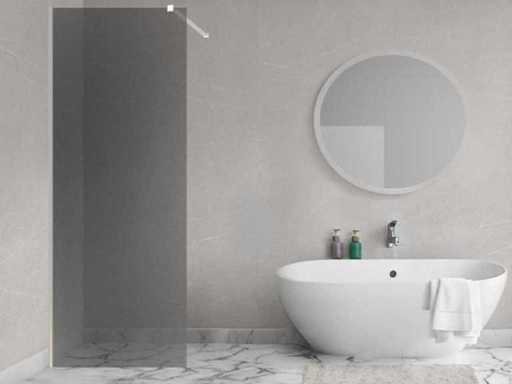 Aqua Vista - Plaque de verre lâche Smoke 110x200 cm