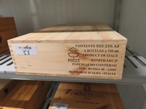 Rode wijn Barolo Poderi aldo Conterno Romirasco (6x)