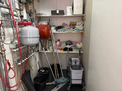 Partij schoonmaakspullen