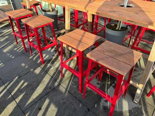 Cabins - Terrace bar stool (8x)