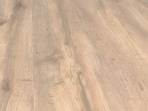 63 m2 Lamellatura con sottofondo di polvere - 1383 x 244 x 8,5 mm