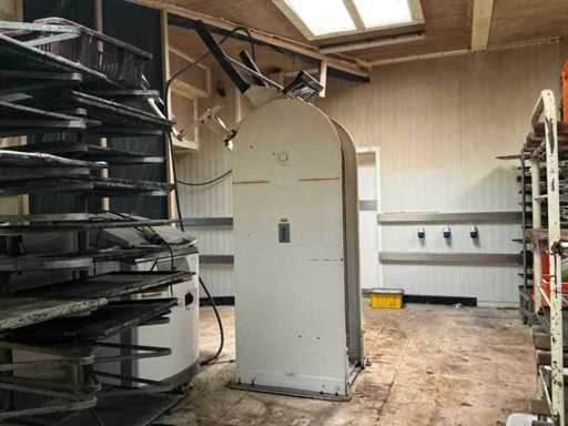 Spiraalkneder met hefkuiplift