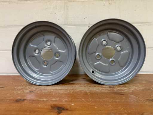 CLM (vraisemblablement) - Jantes en acier 8/10 pouces (2x)