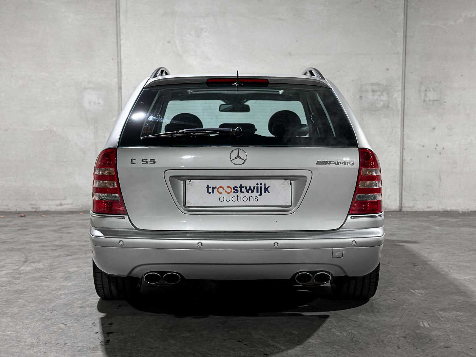 Mercedes-Benz C55 Combi AMG 5.4 V8 367pk 2005 C-klasse, JSZ-04-G Youngtimer