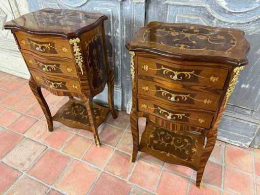 Louis quinze kast (2x)