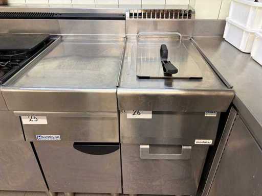 Friteuse modulaire en acier inoxydable