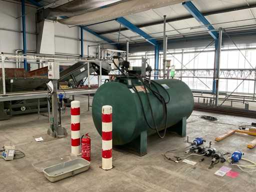 2010 Hamer 3000L Horizontale brandstof opslagtank