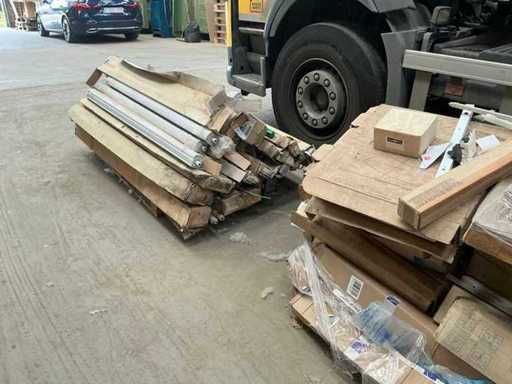 Batch of various contractor materials