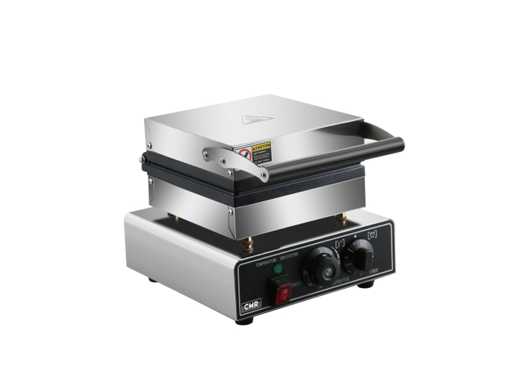 Horeca-apparatuur - Professioneel elektrisch wafelijzer Eenvoudig 4x4 - KWB-1S - Wafelijzer